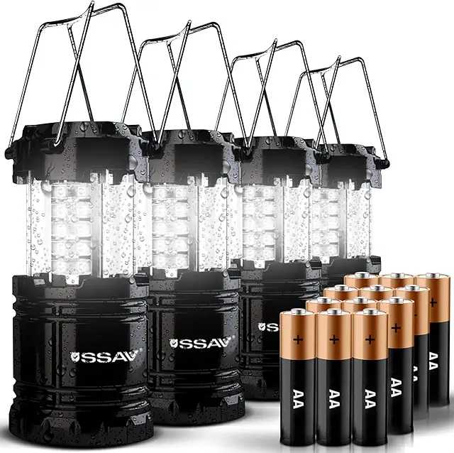 Vont 4-Pack LED Camping Lantern